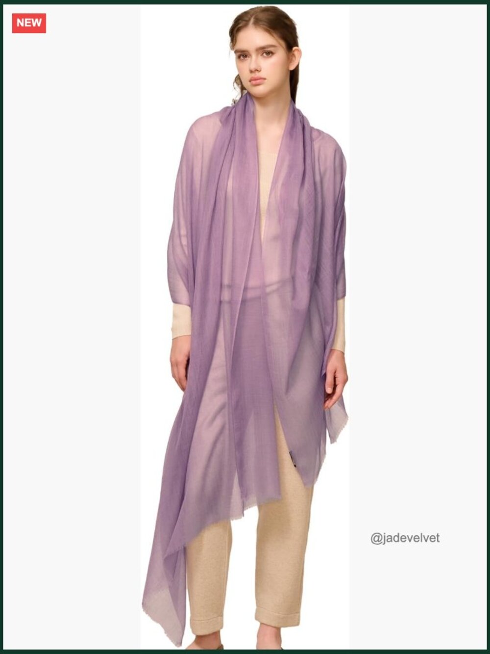 Extra Large Cashmere Pashmina Scarf Shawl Wrap Lightweight Sheer